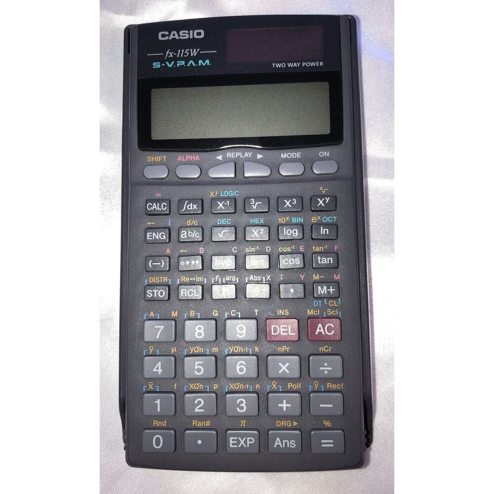 Calculator Scientific Casio FX-115W S-V.P.A.M. Two Way Solar Power